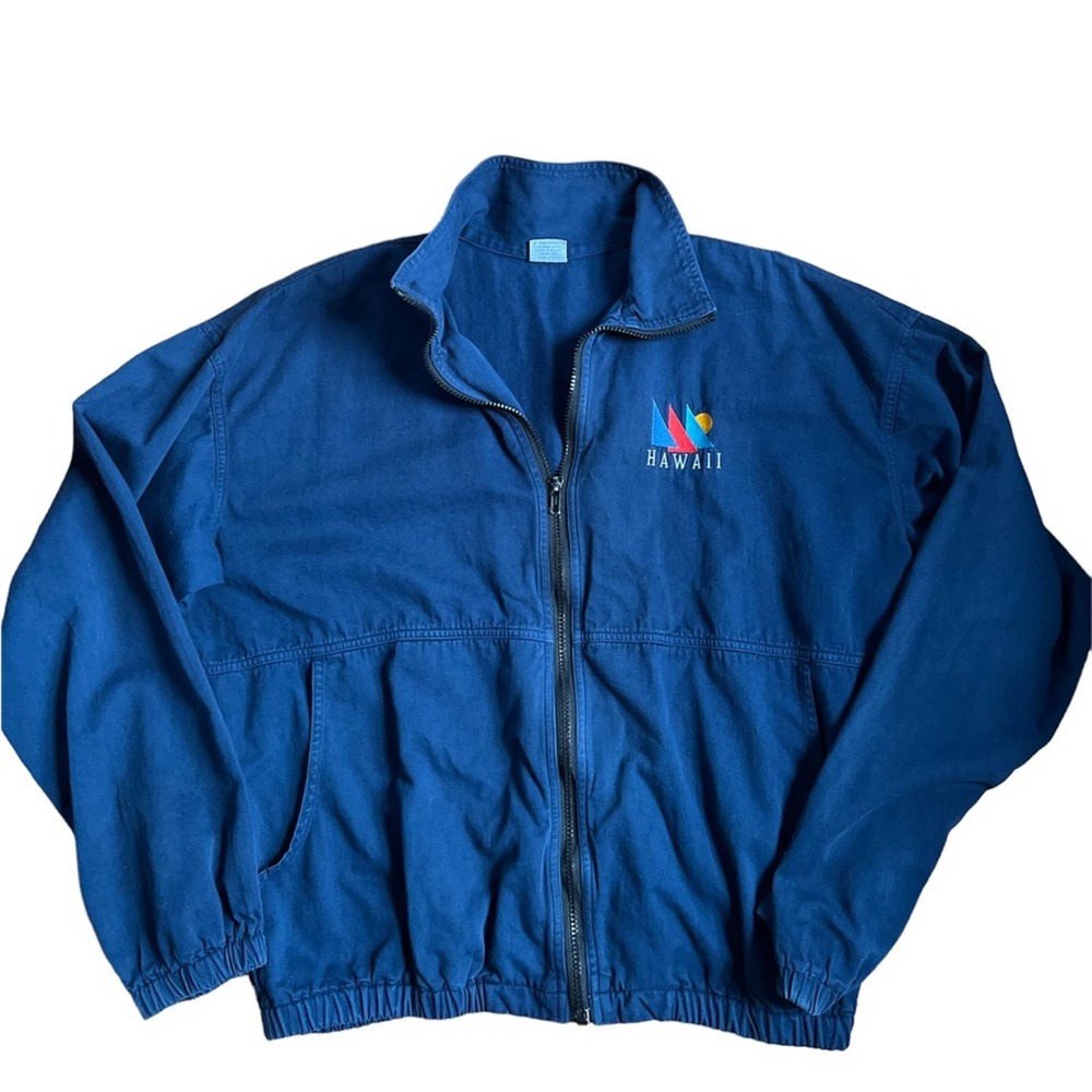 Vintage | Hawaii Dad Jacket Retro Gas Station Jacket size Large